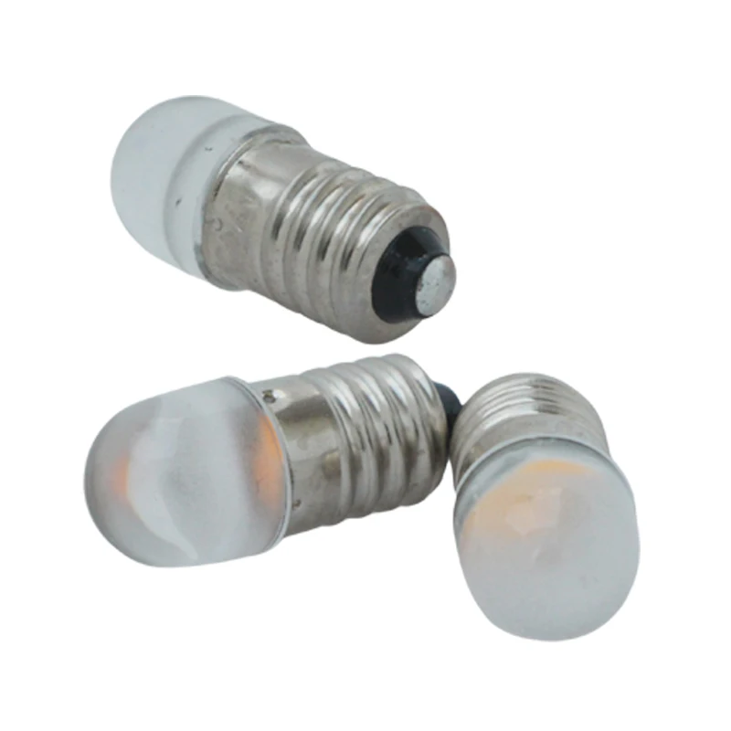 Ampolletas E10 Led Instrument Bulb 6V 12V 24V Mini Flashlight Torch Headlight Car Auto Interior Exterior Light Head Lamp 6 12 V view 5