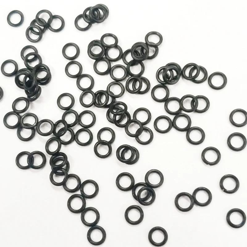 100/200PCS Watch Crown O-Ring Gasket inner diameter 0.5 0.6 0.7 0.8 0.9 1.0 1.4 2.2 mm Waterproof Rubber Ring Crown Tube Repair