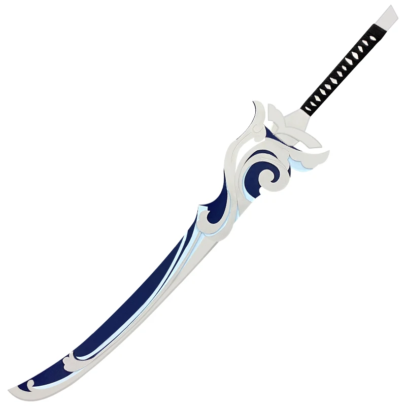 Genshin-espada de dos manos, arma larga de PVC de madera, impacto Diluc Ragnvindr