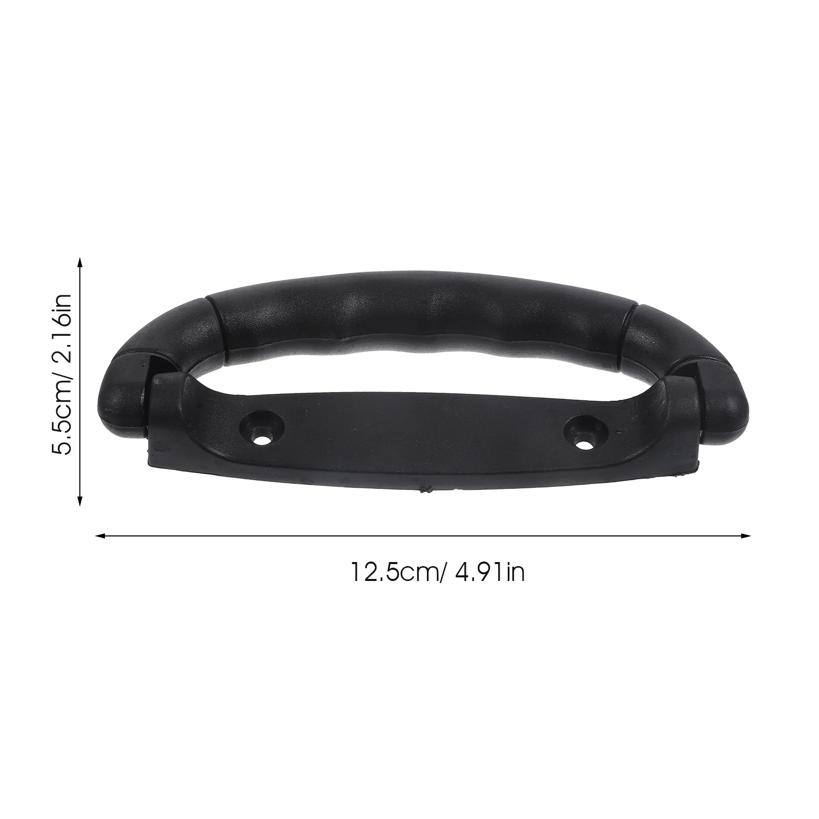 3pcs Black Profssional Panel Case Plastic Non-Slip Plastic Handle Case Handle
