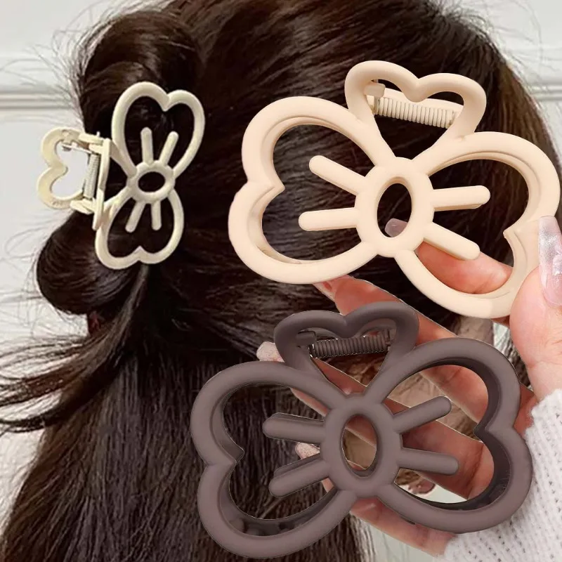 Cat Bow Hair Claws Summer Women Girls Candy Color Sweet Cute Casual Hairpins Daily Versatile Hair Claws Fashion Hair Accessories