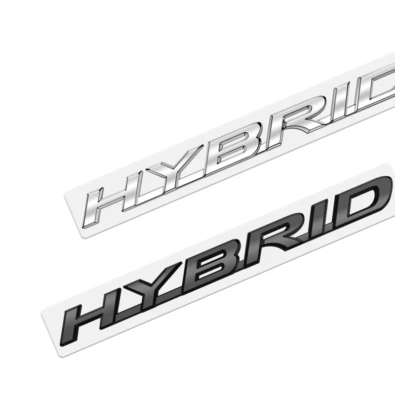 Metal Emblem Car Sticker Hybrid Badge Decal Body Trunk Decor for Lexus LS RX ES IS NX GX GS F SPORT Glossy Black Accessories view 6