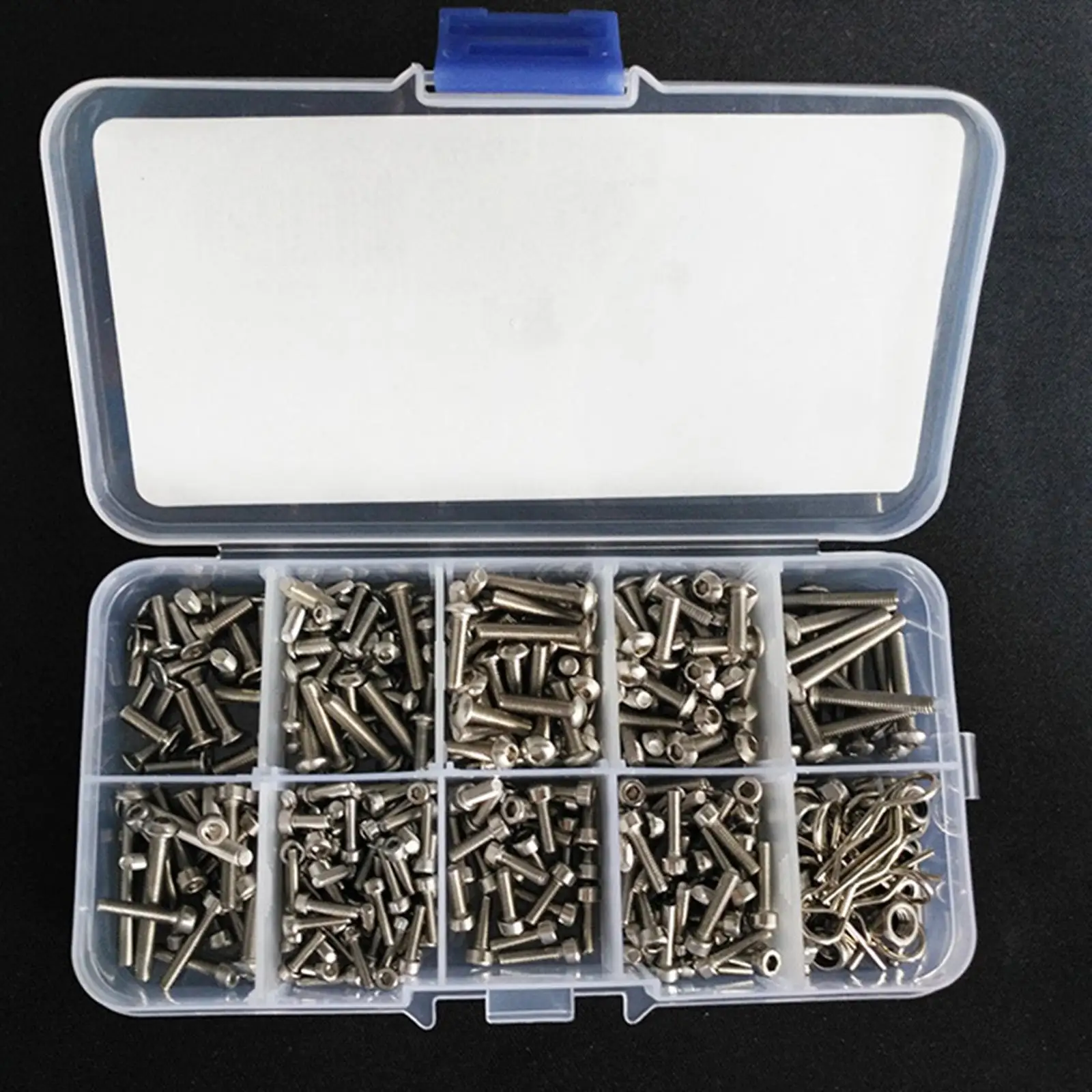 1/10 RC Crawler Screws and Nuts Accessories Metal Hex Bolt Assortment Kit for TRX4 Scale Vehicle Climbing Rock Car Spare Parts