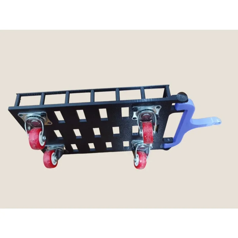 3D Printed RC Mini Trailer for MJX H12Y 1/12 Scale RC Crawler Off-Road Car PETG Metal Tow Bar 4-Wheel 2-Wheel Version Upgrade