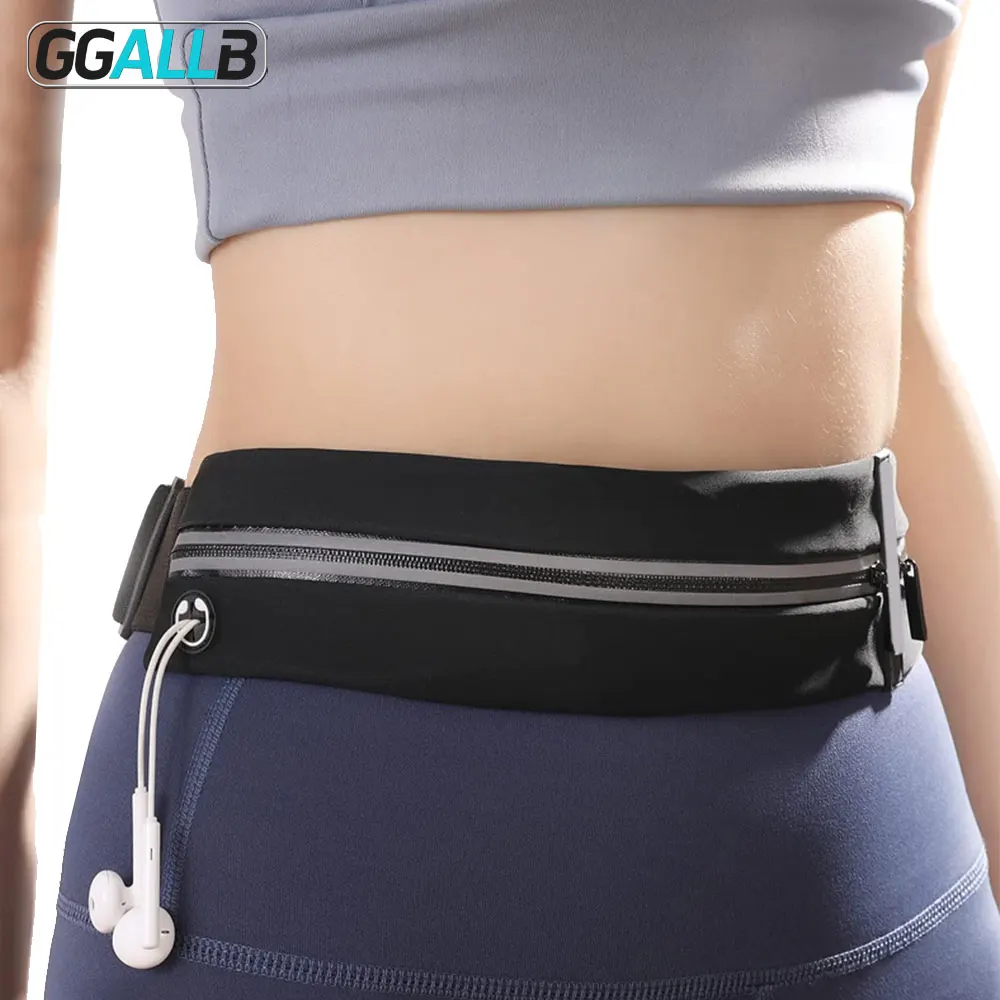 

1pc Running Belt Fanny Pack, Slim Running Belt, Ultra Light Sports Belts for Women and Men, Zipper Running Jogging Waist Pack