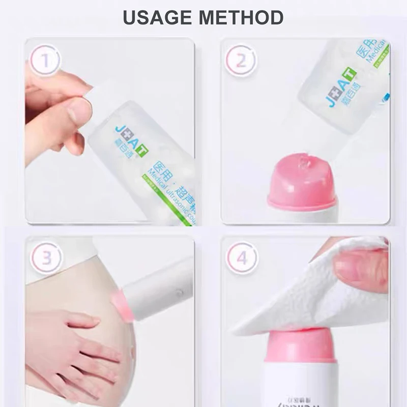 50g Leitfähiges Schmiergel für Ultraschall, Radiofrequenz, Vakuumkavitation, Physiotherapie, Laser, IPL, OPT, Schönheitsmassagegerät