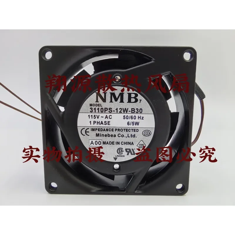 

New Cooling Fan for NMB 3110PS-12W-B30-A00 115V 6 5W 80x25mm Metal Frame