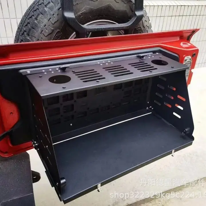

Suitable for 18-23 Jeep Modified Wrangler Tailgate Storage Rack Expansion JL Shelf