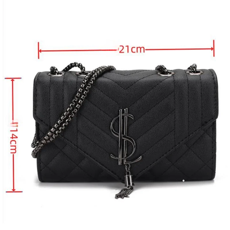 Light Luxury Bag Crossbody Bag 2024 New Women\'s Bag Fashion All-in-one Shoulder Bag Small Leisure Chain Bag Ziplock Bag