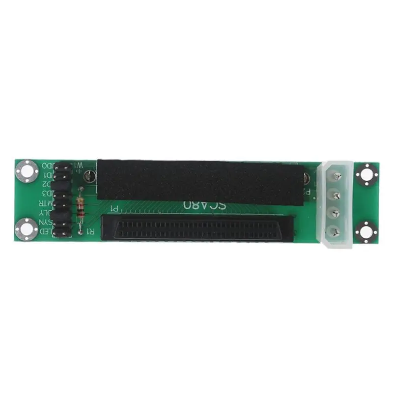 A23F-SCSI SCA 80 Pin To 68 Pin Hard Disk Adapters Transmit Data Mini PC Spare Parts Converter Cards Repairing Parts