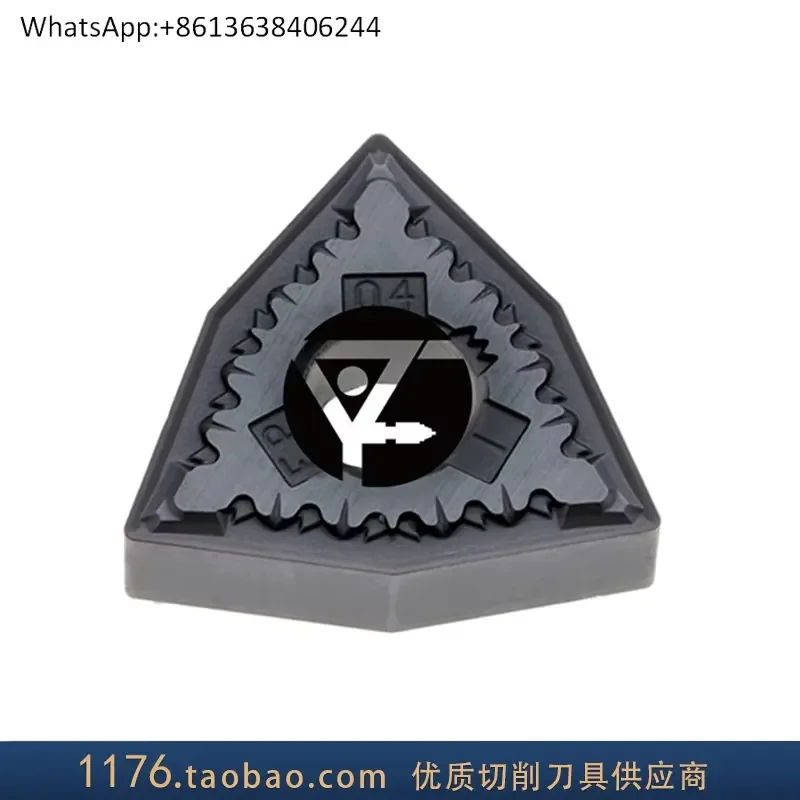 1PC 10PCS Box CNC Insert WNMG080404-FP for KC5010 Modulation Steel Parts Turning Tool Bit