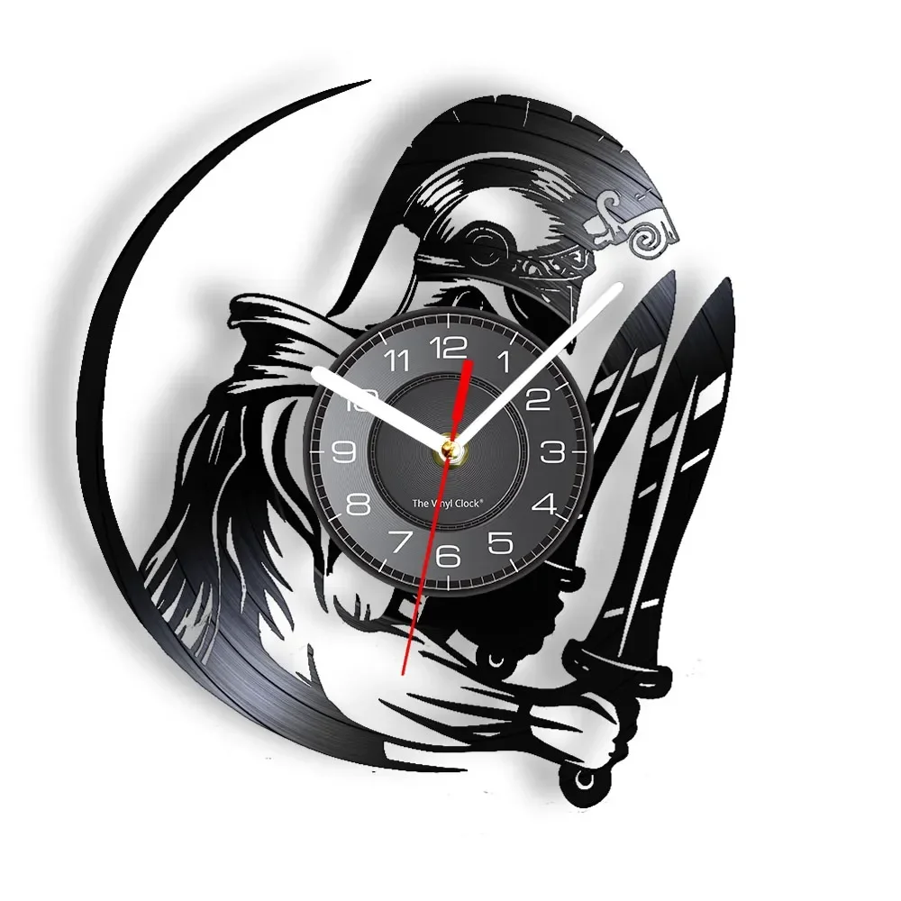 

Fencing Vinyl Record Wall Clock Swordsmanship Fencer Fighter Competition Hanging Home Decor Room Sports Watches Fencers Gifts