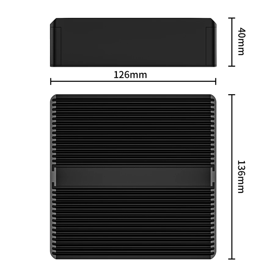 ファンレス4x2.5G LANミニPC Proxmoxホスト Celeron J6412 J6413 HD DP Linux Ubuntu産業用ミニコンピュータ 5G WIFI RS232対応