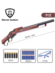 Winchester 1887 Shell-lancio Soft Bullet Gun Fire Shotgun Toys Blaster Gun arma per tiro Nerf Guns Rifle Airsoft