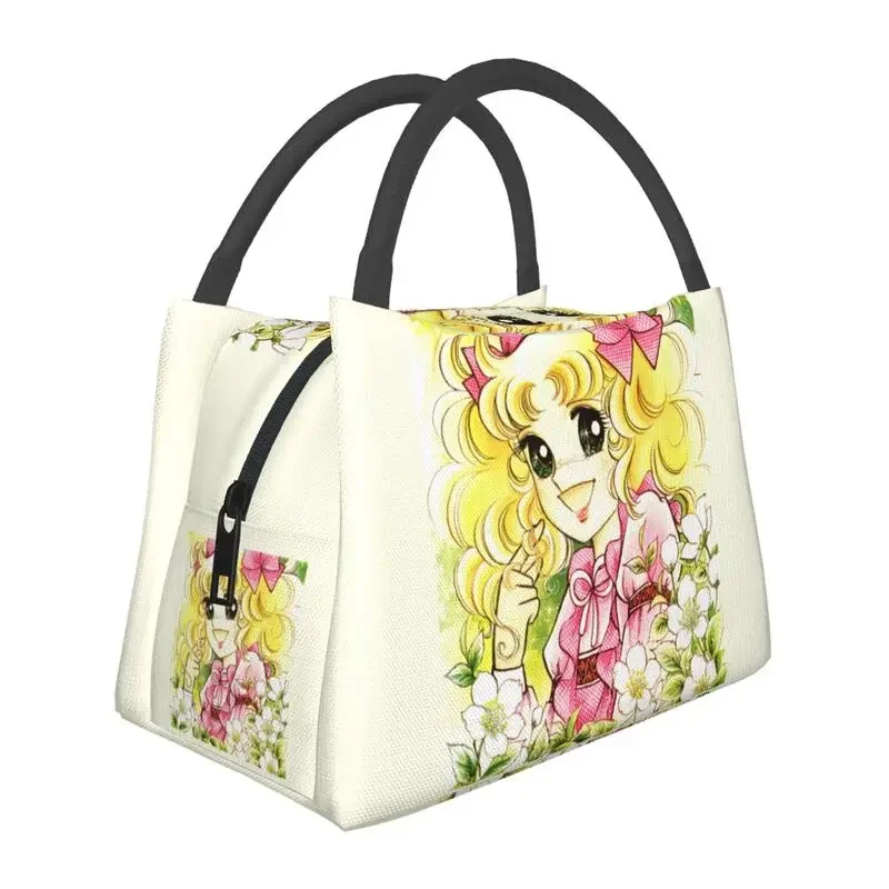 

Портативные ланч-боксы Candy Candy для женщин, японское аниме, манга, термохолодильник, изолированная сумка для обеда, офисная работа, контейнер для пикника