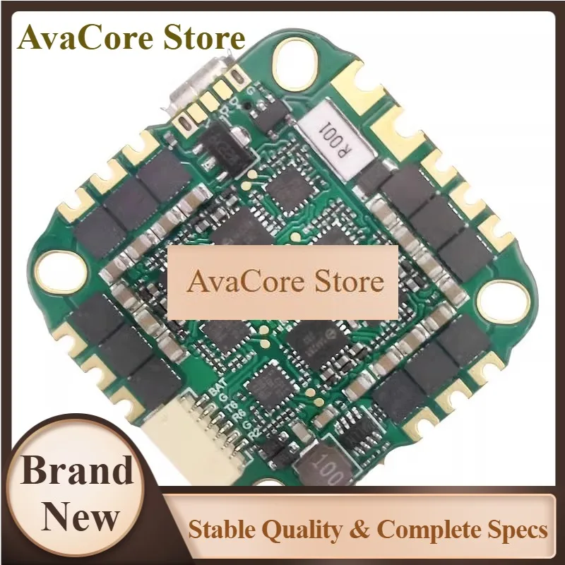 AvaCoreAocoda-RC F405AIOV1 Flight Controller, Electronic Speed Controller, Current Meter 40A 2-6S FPV Drone