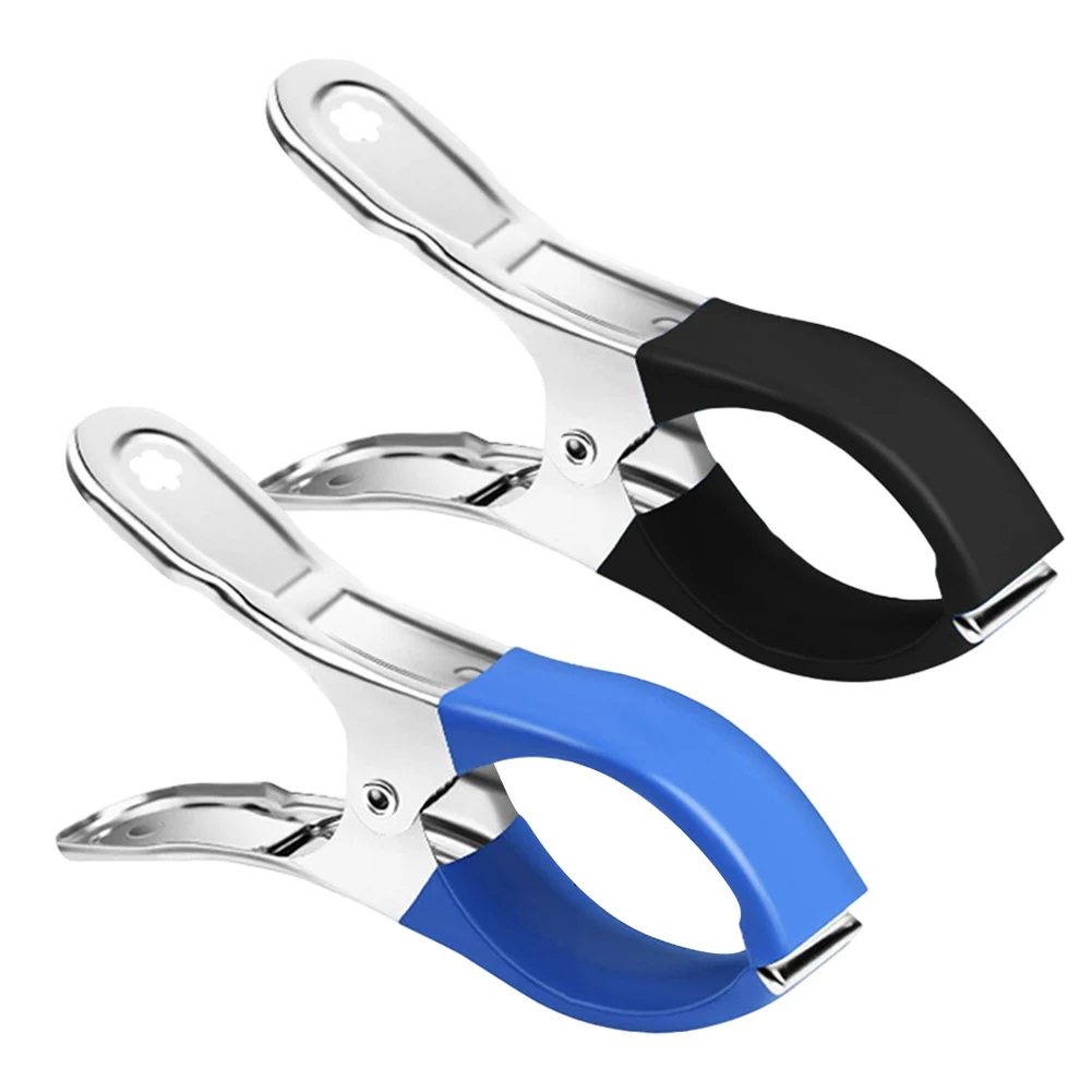 6/30 قطعة مقاطع غطاء حمام السباحة الفولاذ المقاوم للصدأ غطاء حمام السباحة المشابك لأعلى الأرض حمام سباحة الرياح الحرس كليب أسود أزرق #5