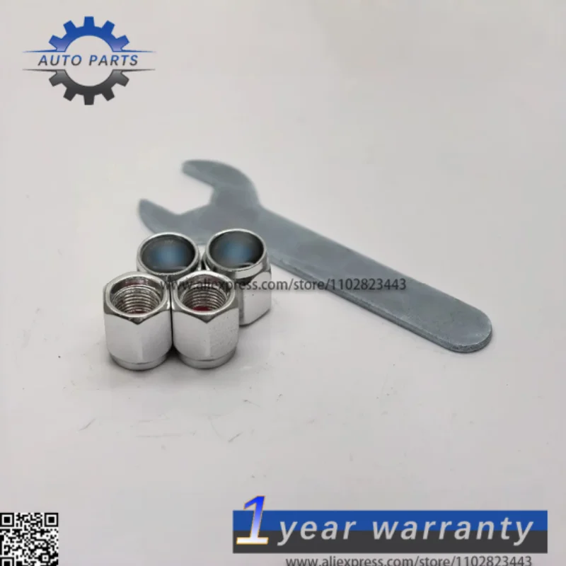 

Four tyre valve caps suitable for BMW