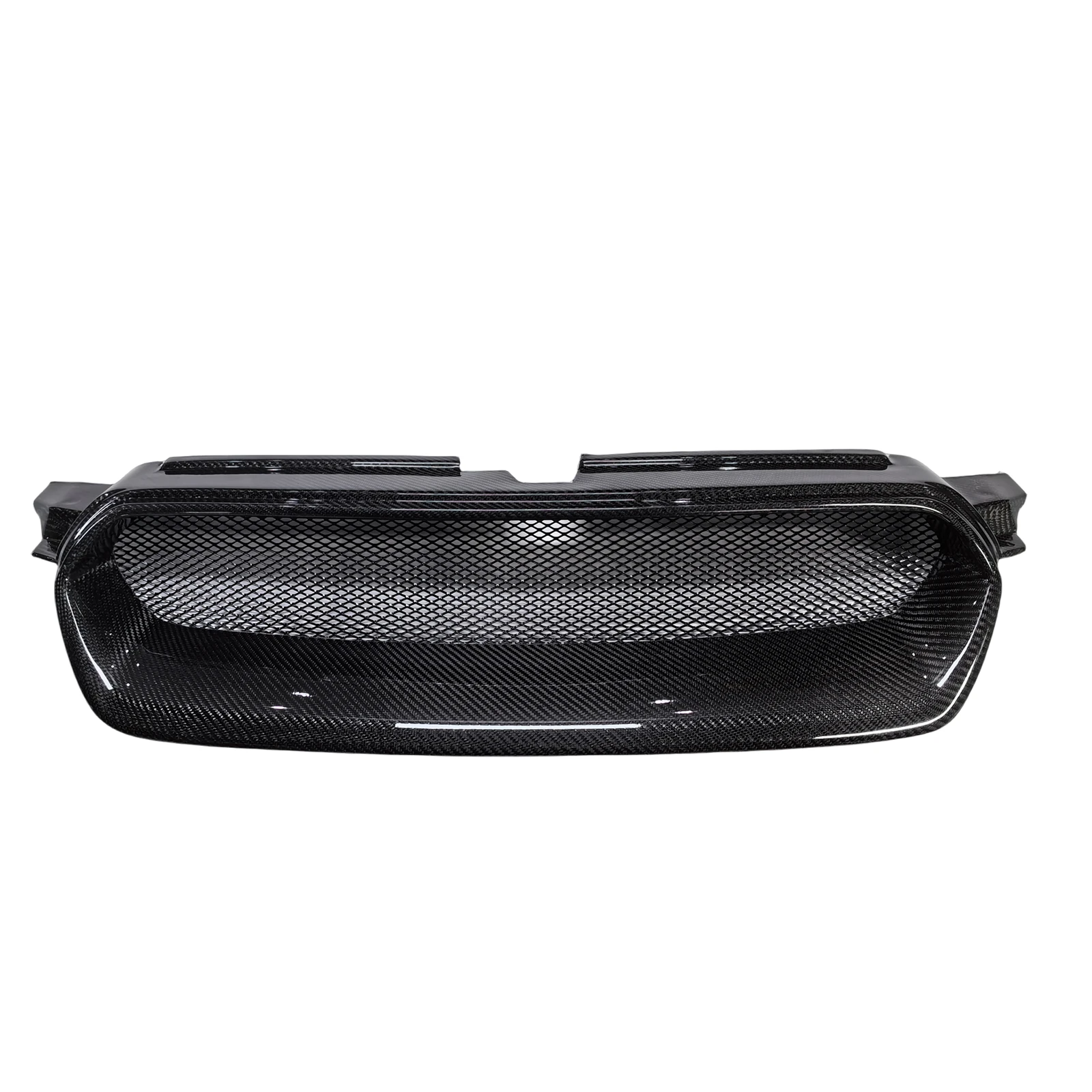 Pop Front Grille Racing Grill For Subaru Legacy BP5 BL5 BL BP STi JDM 2003 2004 2005 Fiberglass/Carbon Fiber Upper Bumper Hood M