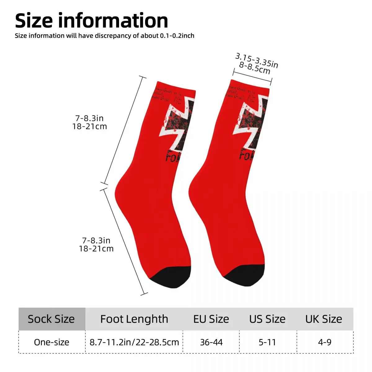 German DK Reich Empire Of Flag Stockings Graphic Funny Socks Autumn Non Skid Socks Men\'s Outdoor Warm Soft Socks