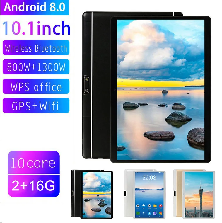 Ten Core 10.1 Inch HD Game Tablet Computer PC GPS Wifi Dual Camera For Android 8.0