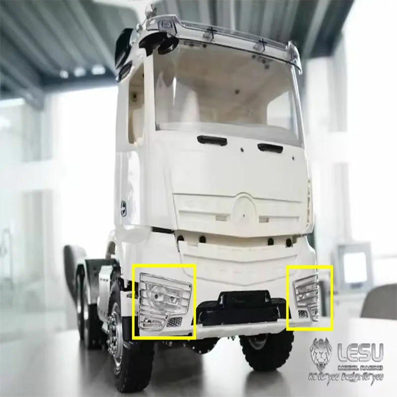 RC 1/14 Lamp Cover Protective Net for Tamiya Hydraulic Excavator Loader Dump Truck for SCANIA MAN VOLVO Trailer Tipper DIY Parts
