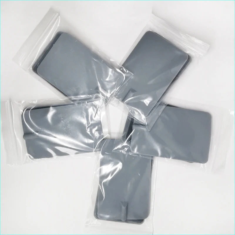 Électrodes TENS EMS réutilisables, 10 pièces, 7x11cm, en silicone, pour massage électrique et physiothérapie