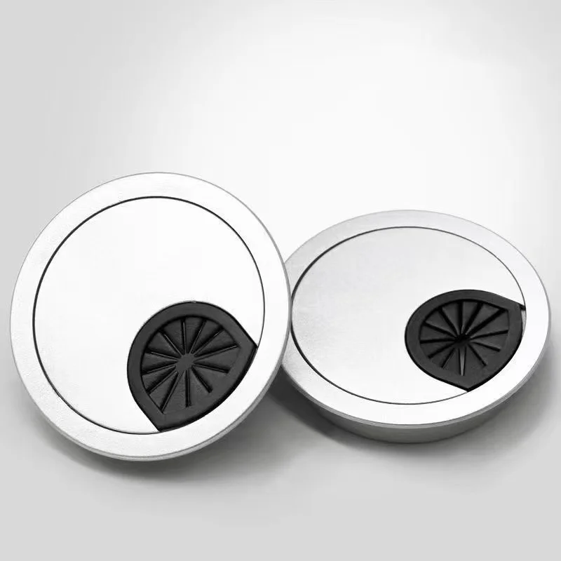 35mm 50mm 53mm 60mm 80mm Round Wire Hole Cover Computer Desk  Wiring Box Cable Outlet Port Surface Line Box Furniture Hardware