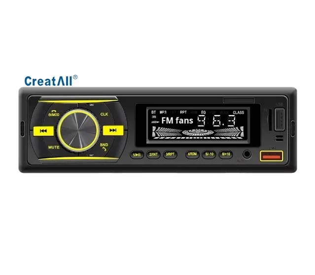 Creatall Universal Car MP3 Player with BT Wireless Positioning USB Amplifier & Radio MP3 Player for Car Use