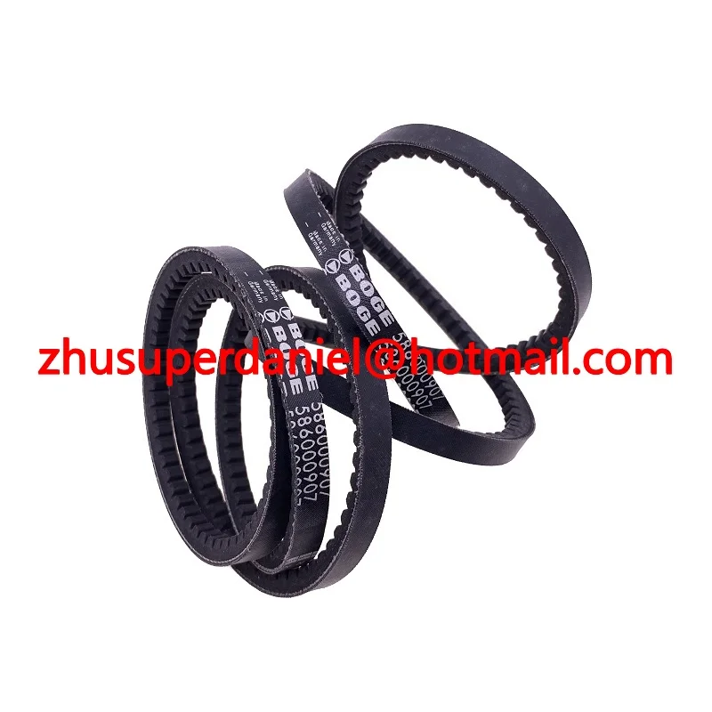 6pcs/lot genuine 586000907P Boge air compressor V-belts driving belts