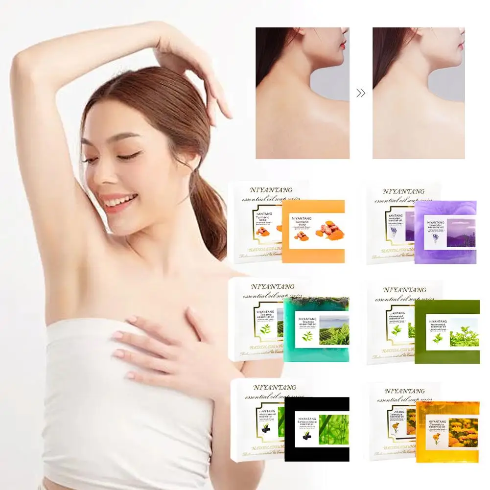 Sapone Sapone fatto a mano Idrata Idratante Sapone per il trucco pulito Sapone per le mani Detergente A2e3