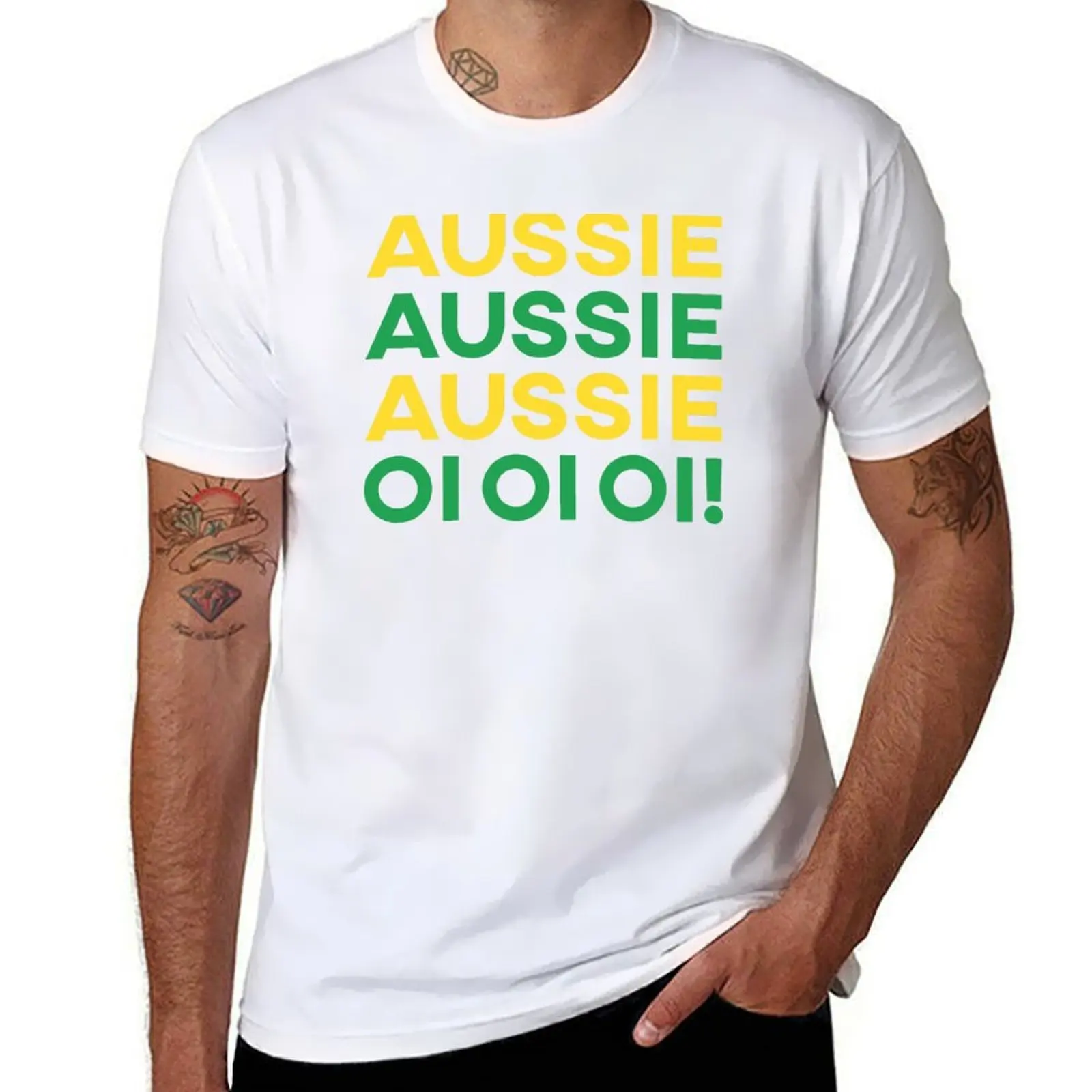 

Aussie Aussie Aussie, Oi Oi Oi! T-Shirt t shirt custom print t shirt man plain T-Shirt