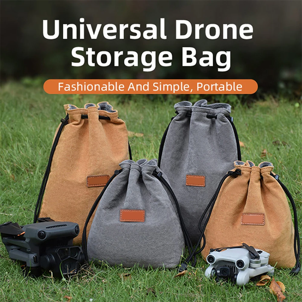 Fleece Storage Bag for Drone/Protective Ring/Remote Control