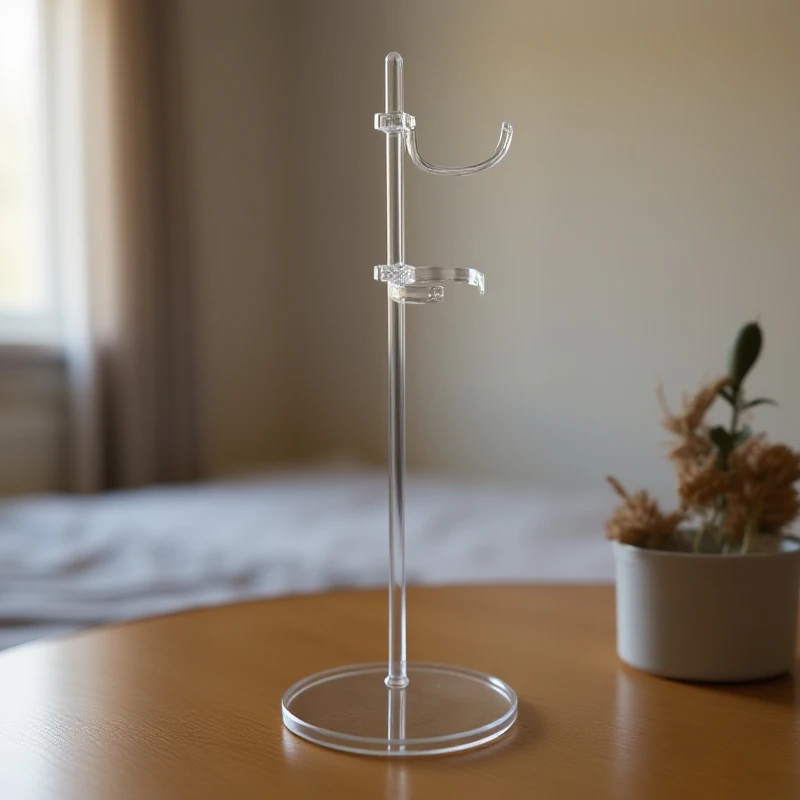 5Pcs Doll Holding Stands Dollhouse Adjust Universal Doll Display Rack Transparent Racks Mannequin Model Stand Doll Dress Support