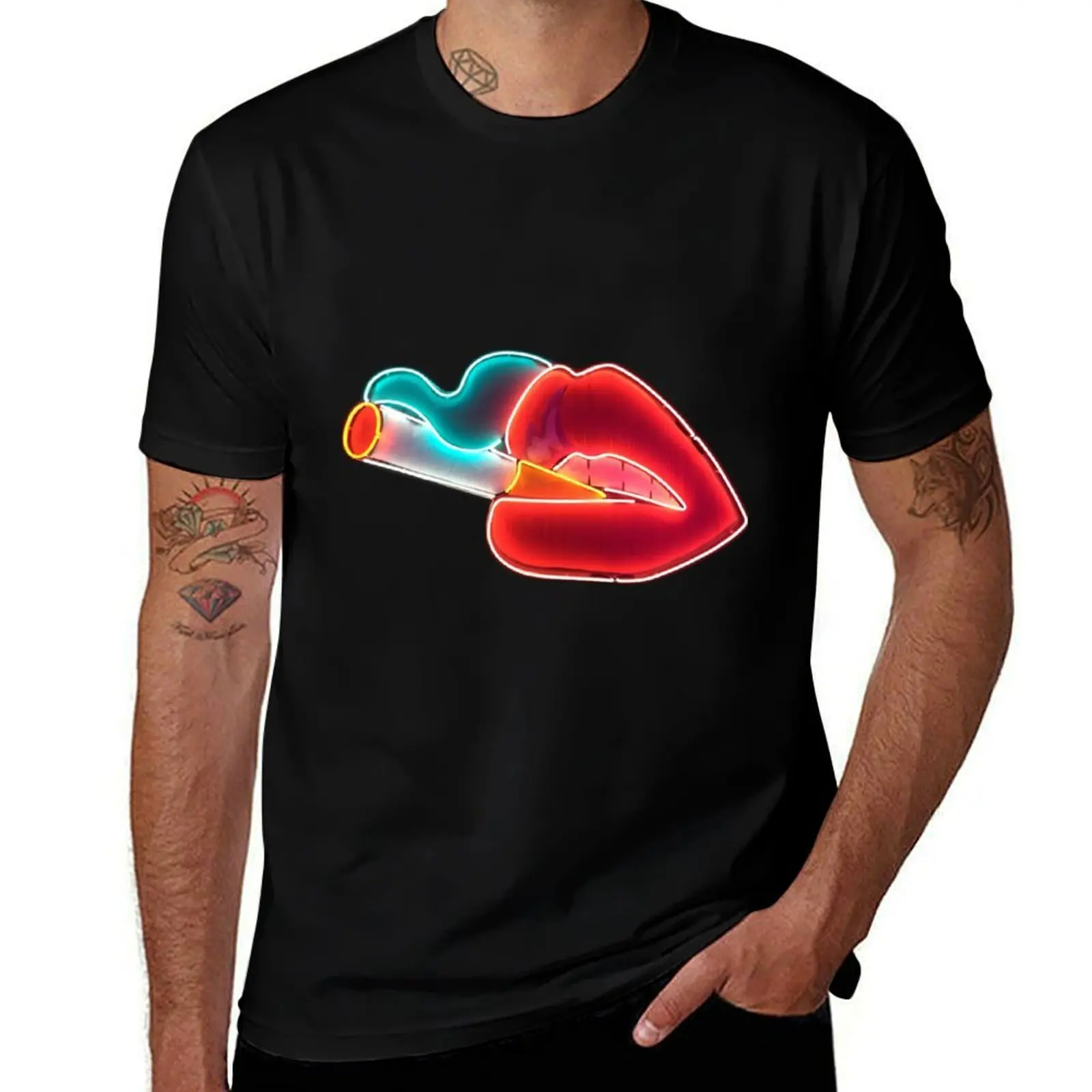 

Smoking Lips \t \t T-Shirt graphics anime tshirt oversized graphic tee vintage t shirt men