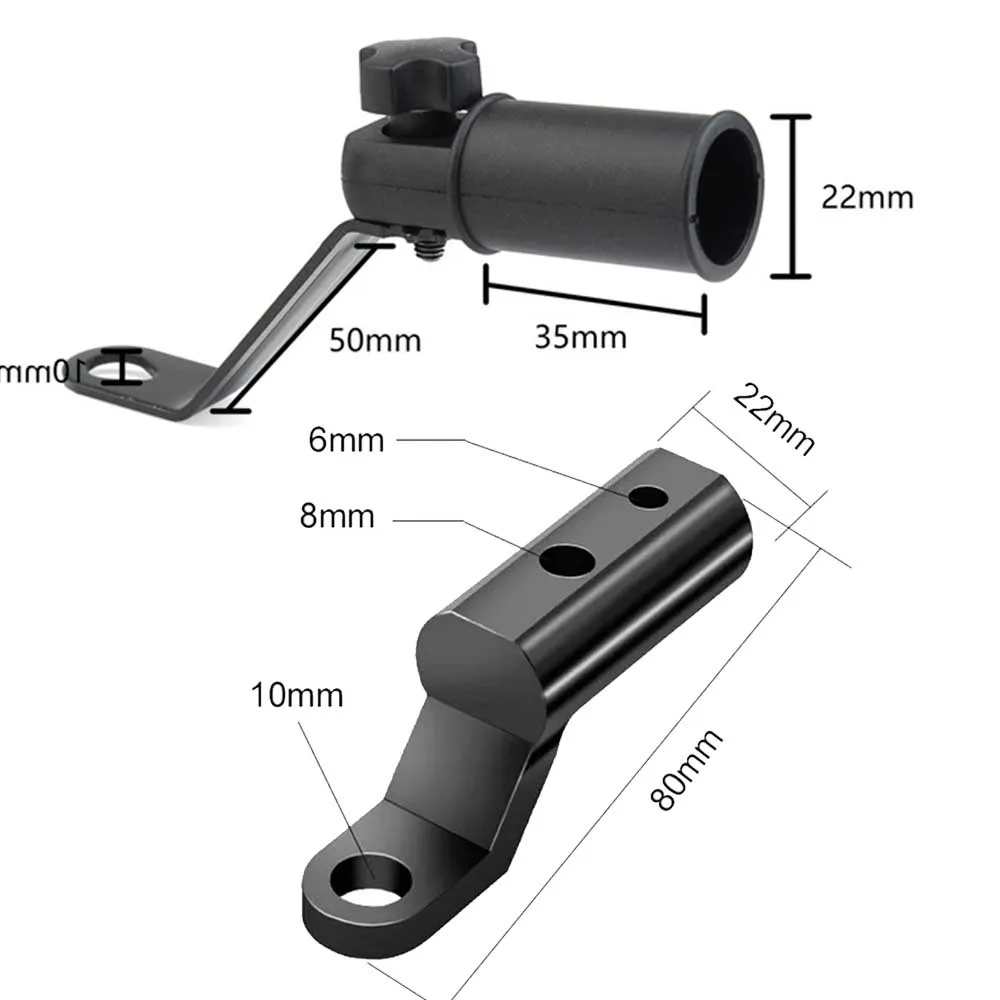 Motorcycle Rearview Mirror Expander Bracket High Quality Universal Adapter Holder Mount Motorbike Bike Accessories