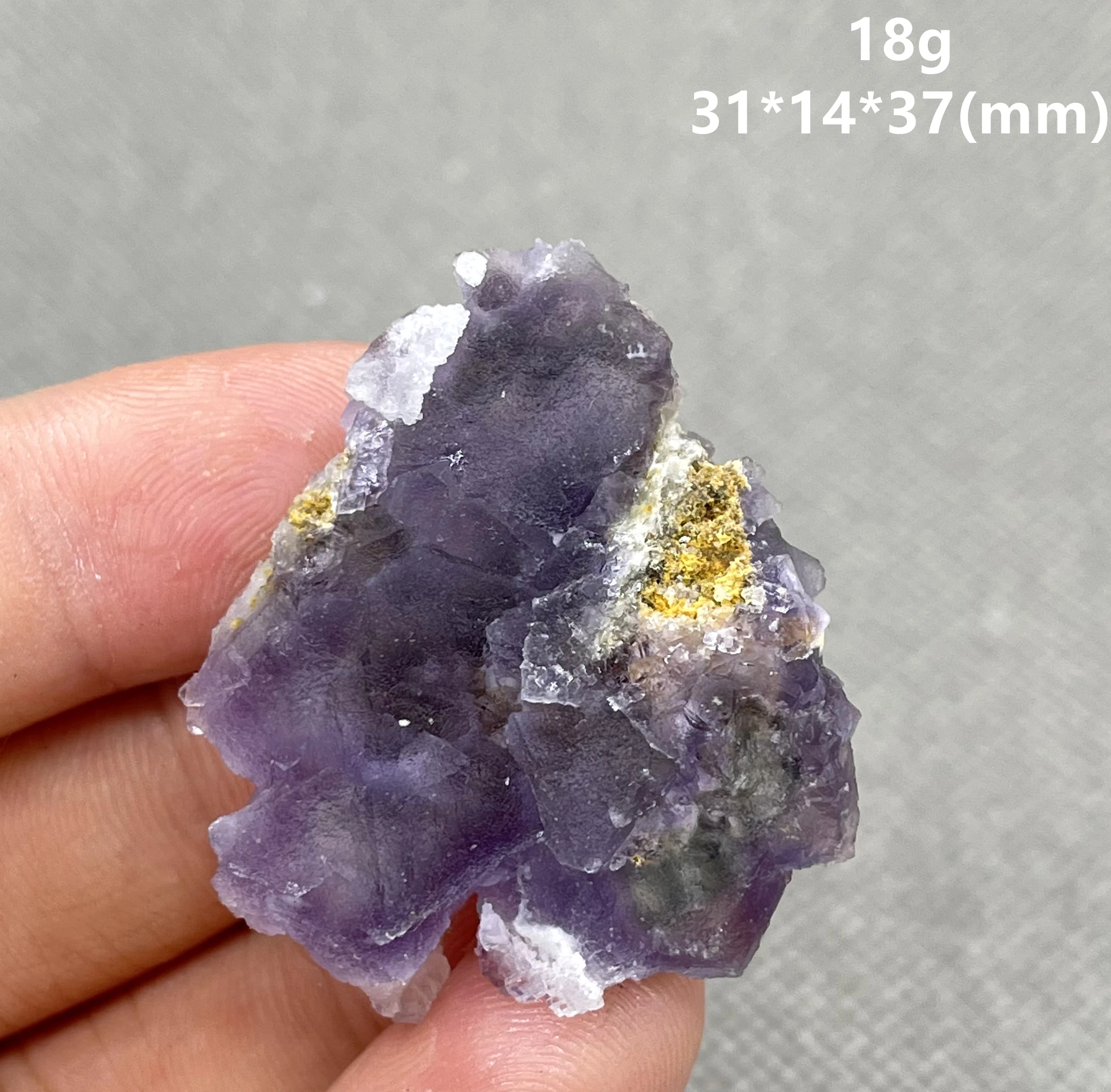 NEW! 100% Natural Yaogang Immortal Octahedron Purple Transparent Fluorite mineral specimens Stones and crystals Healing crystal