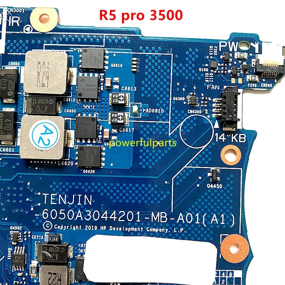 100% Berfungsi Untuk Motherboard HP EliteBook 745 G6 755 G6 R5 Pro 3500 Cpu On-Board 6050A3044201-MB-A01 L62295-601 L62295-001