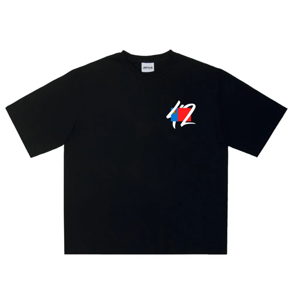 Harajuku Oversized Streetwear Men's Clothing 42 Братуха Graphic Print Tshirt Cotton Hip Hop Letter Short Sleeve Top Tee Goth Y2k image 2