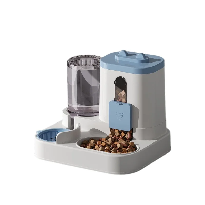 

2-in-1 Automatic Pet Feeder & Water Fountain - Self-Refilling Bowl for Cats & Dogs