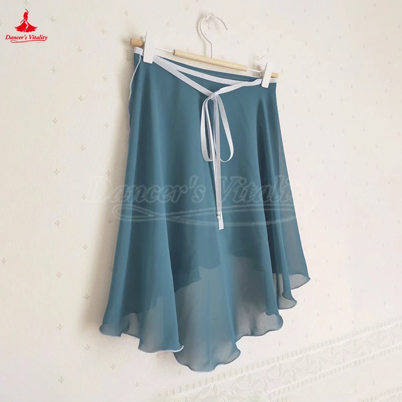 adult-women-elastic-lace-up-ballet-skirt-gymnastics-jazz-latin-art-examination-aerial-yoga-belly-dance-training-matching-clothes