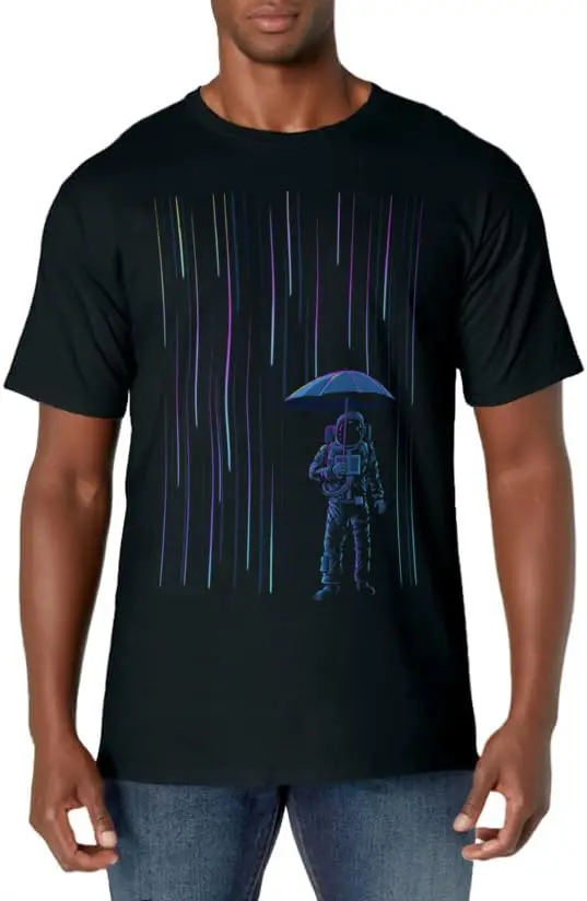 Meteor Shower Astronaut T-Shirt