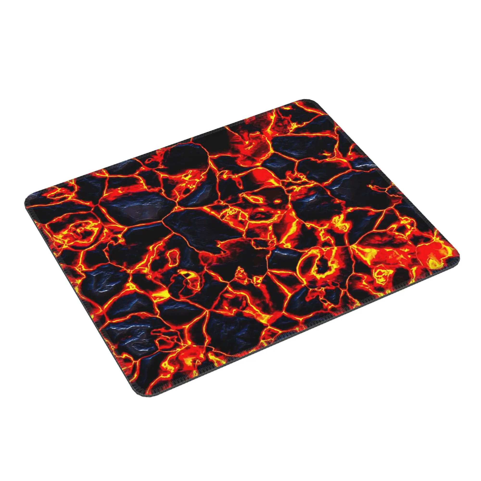 Magma Volcano Lava Fire Mouse Pad Computer Keyboard Mouse Mat Gamer PC Laptop Desk Mat Office Accessories Table Mats