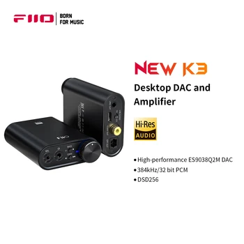 FiiO-K3 헤드폰 앰프, 신제품, DSD USB DAC pc용, DSD256 지원, 동축, 광학, 2.5 밸런스