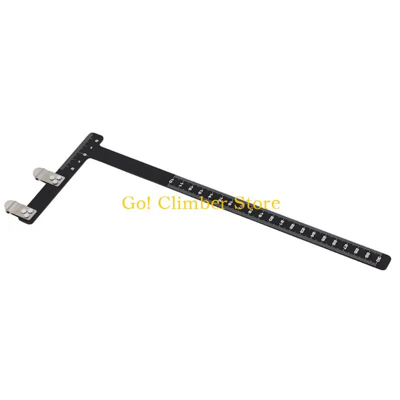 Q84C الرماية القوس مربع L الحاكم الألومنيوم أداة قياس سبيكة الصيد القوس السهم #3