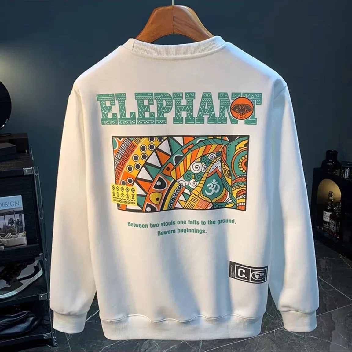 

Sweatshirts for Men Printing Man Pullover Crewneck Cotton Round Neck Welcome Deal Y2k Clothes Sweat Shirt Luxury Overfit Winter