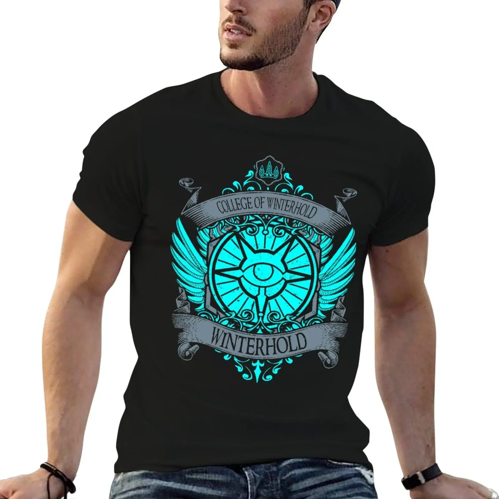 College of Winterhold - Winterhold T-Shirt Casual Light Summer Short Sleeve Top