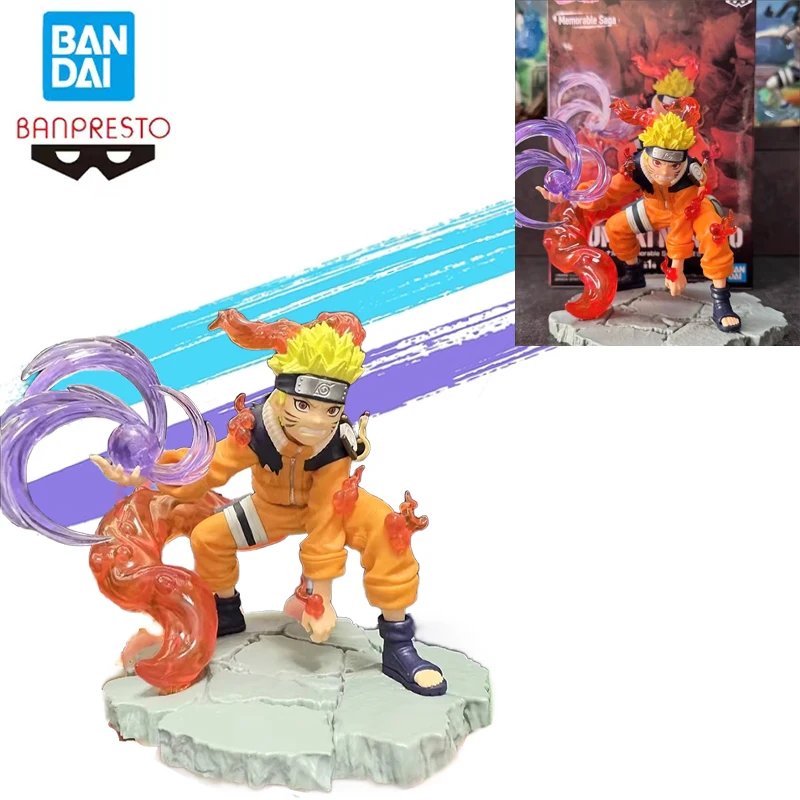 

Instock Bandai Banpresto Original Naruto Memorable Saga Naruto Uzumaki Anime Action Figures Model Decoration Ornaments 9Cm Toy