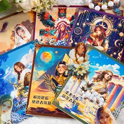 20pcs/1lot Kawaii Stationery Stickers The World's Lost Civilizations Junk Journaling Decorative  Scrapbooking for stickers