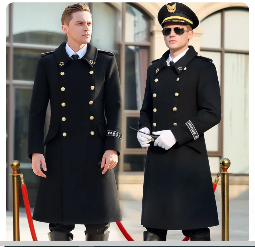Winter Men's German Wool General Coat Double breasted Image Dress